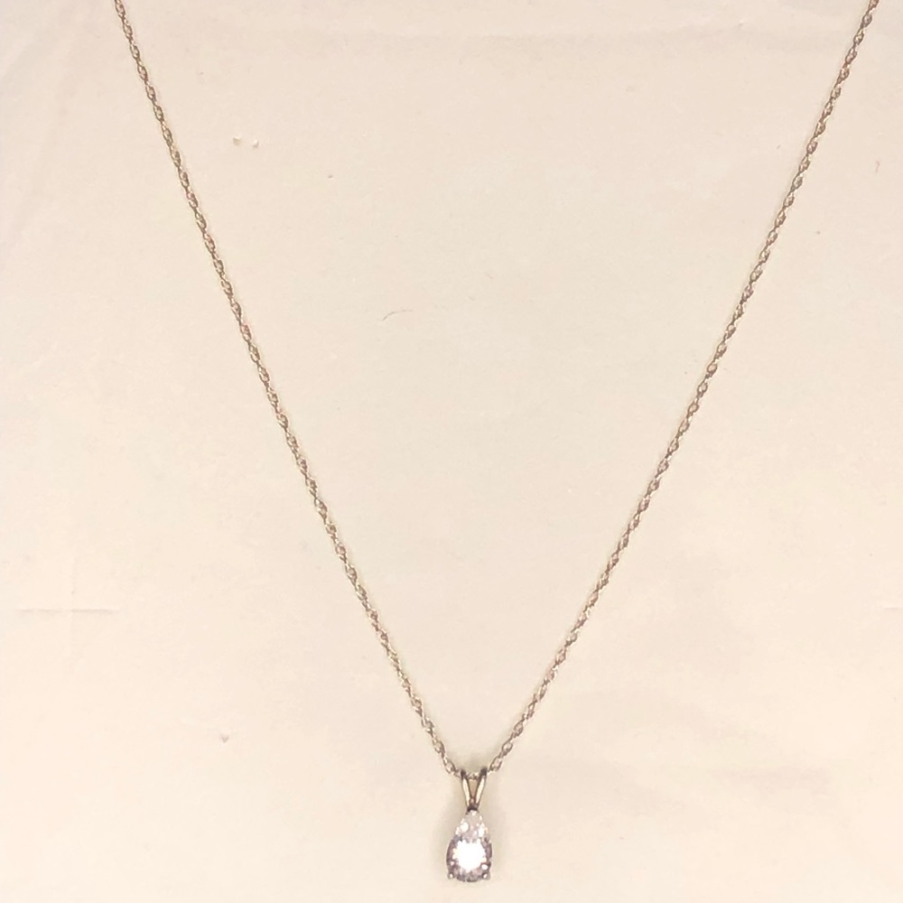 Sterling silver gemstone necklace